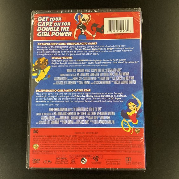 NEW: DC Super Hero Girls: 2-Film Collection - DVD - Picture 2 of 4